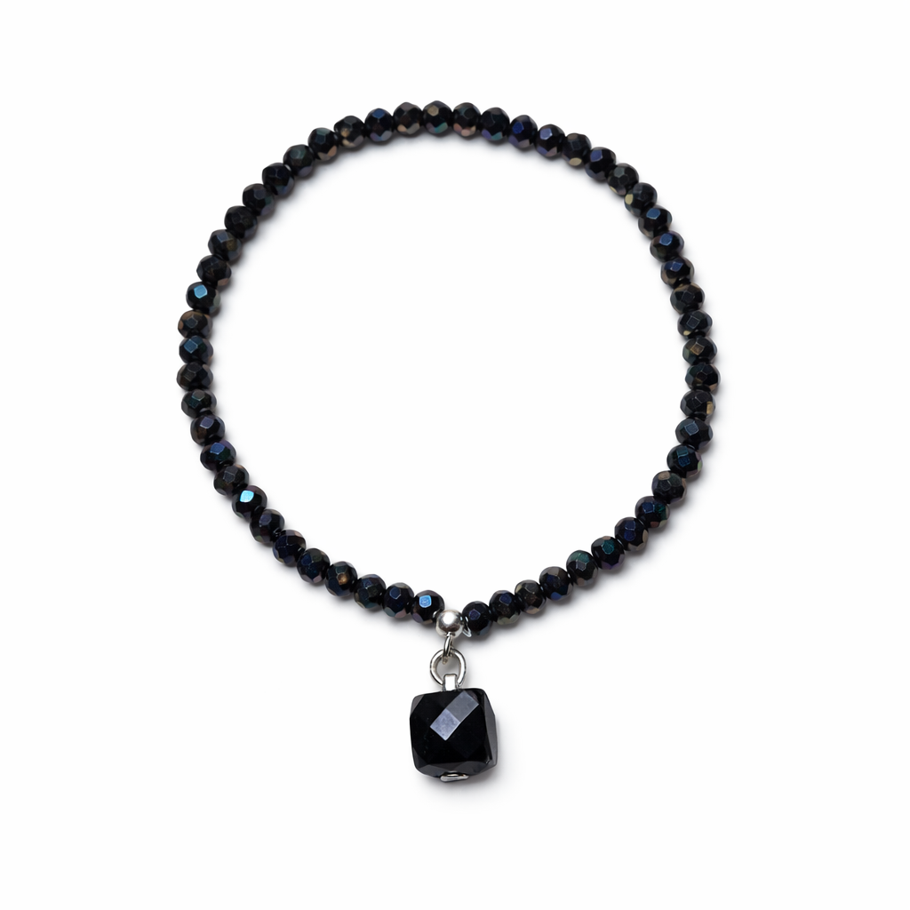 PULSERA DE CRISTAL Y PIEDRA NATURAL - Imagen 6